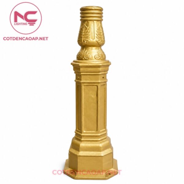 Chân đế gang màu vàng sáng