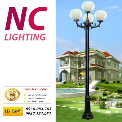 chọn cột đèn sân vườn tại hòa bình