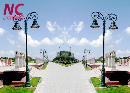 Cột đèn sân vườn tại Lai Châu 