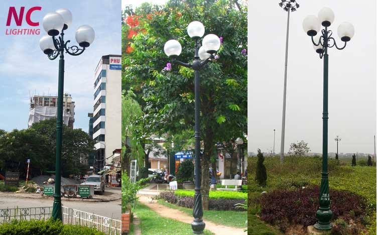Mua cột đèn sân vườn tại Điện Biên