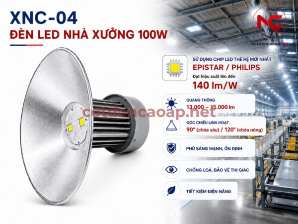 LED Đèn LED nhà xưởng XNC-04