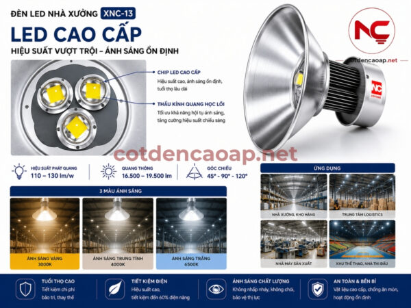 Led đèn nhà xưởng CNC-13