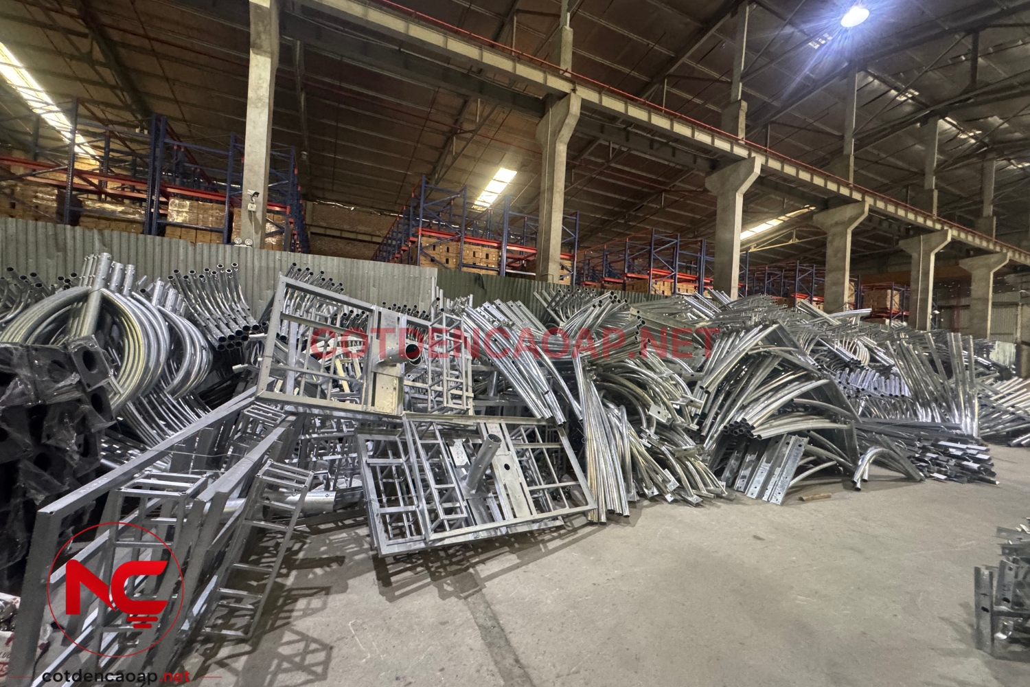 quy trình sản xuất cột đèn cao áp