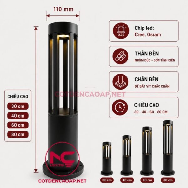 Đèn Nấm Sân Vườn DN01