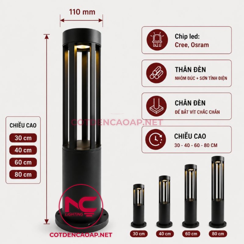 Đèn Nấm Sân Vườn DN01