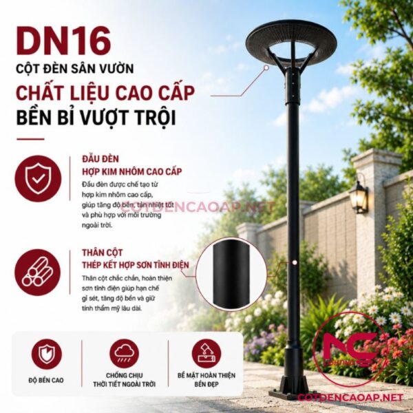 Đèn Nấm Kim Cương DN16