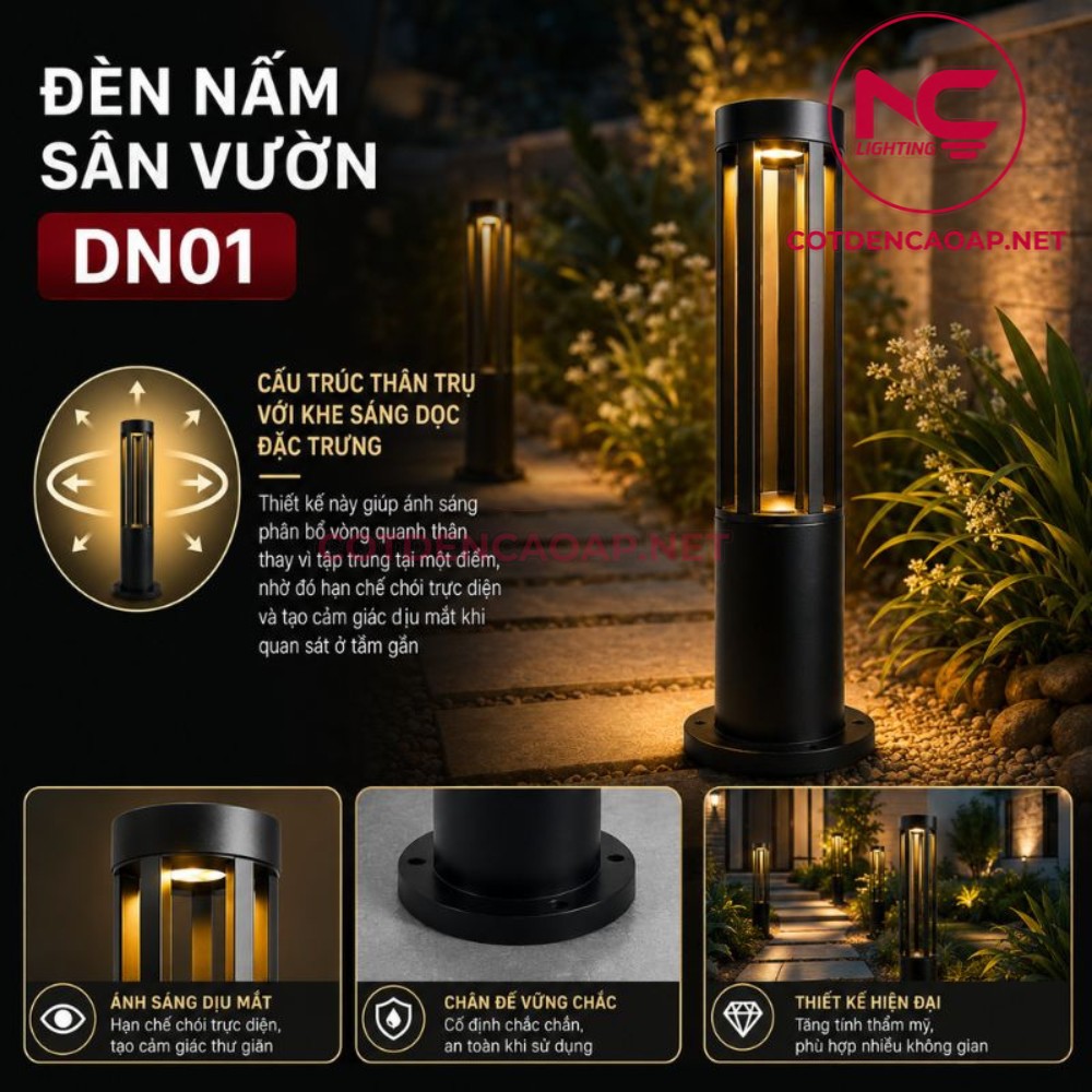 Đèn Nấm Sân Vườn DN01