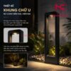 Thiết kế đèn nấm sân vườn DN11