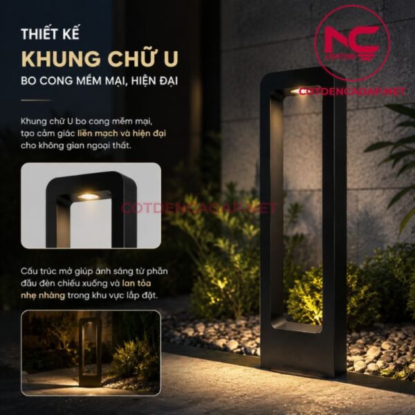 Thiết kế đèn nấm sân vườn DN11