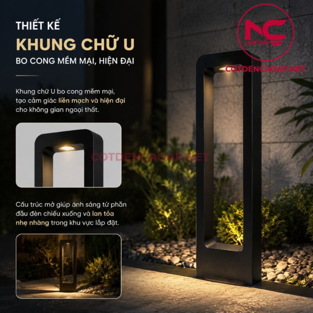 Thiết kế đèn nấm sân vườn DN11