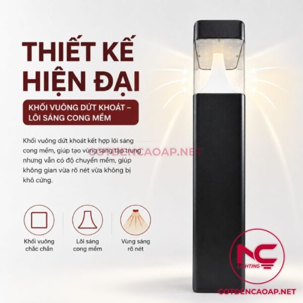 Thiết kế đèn nấm sân vườn DN19