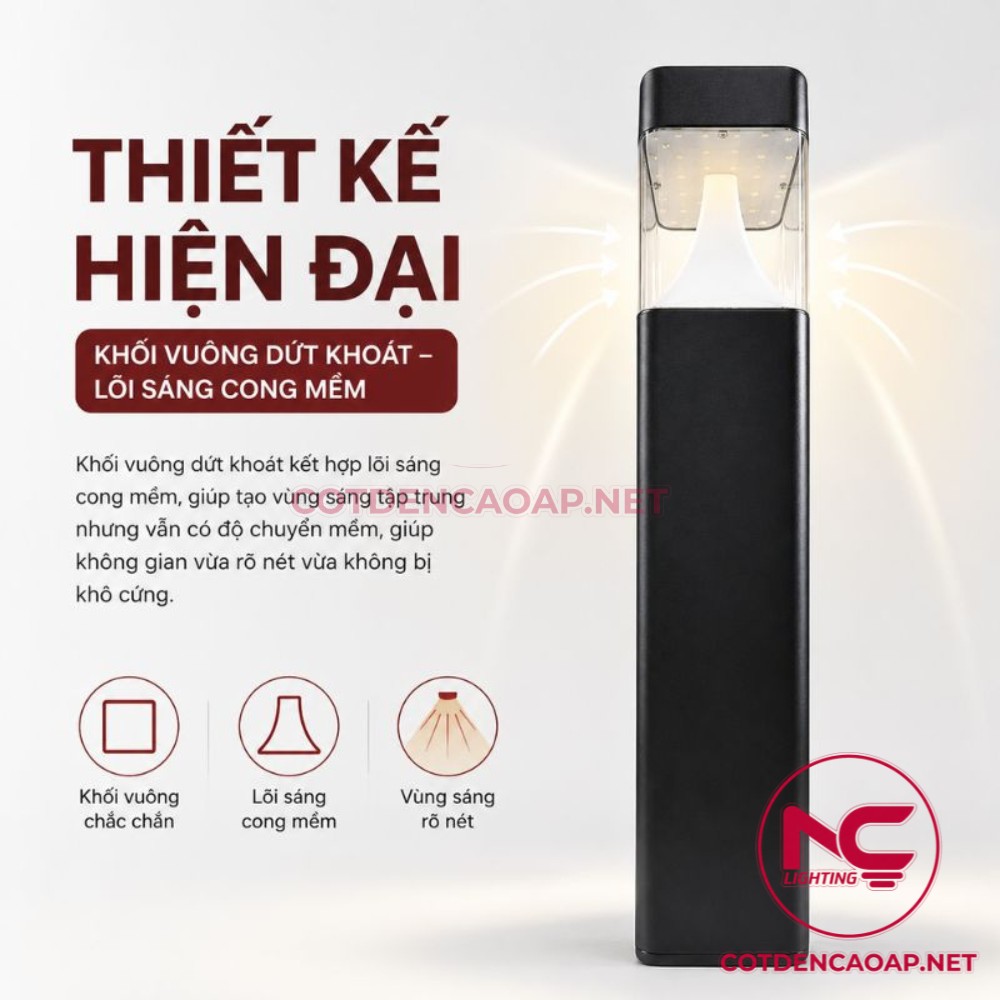 Thiết kế đèn nấm sân vườn DN19