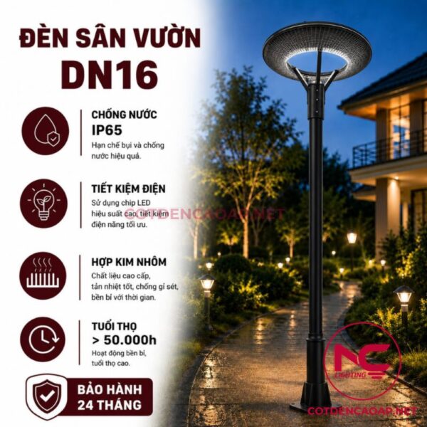 Đèn Nấm Kim Cương DN16