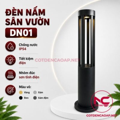 Thông tin đèn nấm sân vườn DN01