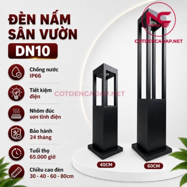 Thông tin đèn nấm sân vườn DN10
