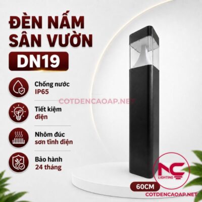 Thông tin đèn nấm sân vườn DN19