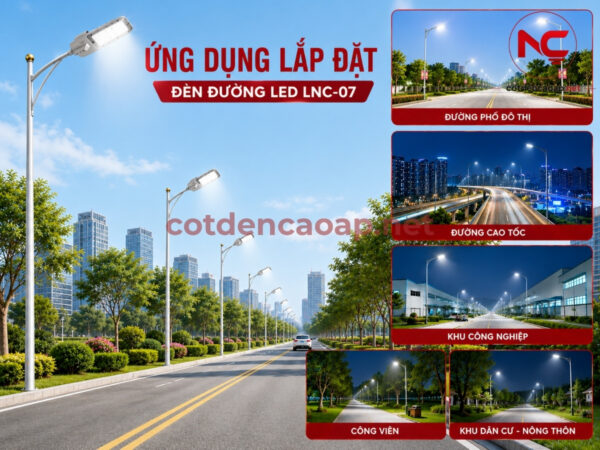 Ứng dụng của Đèn LED cao áp LNC 07
