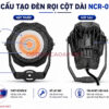 Cấu tạo đèn rọi cột ncr 01