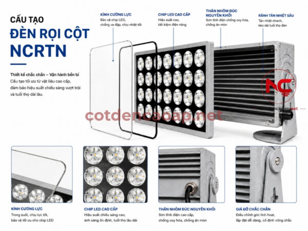 Đèn Rọi Tòa Nhà NCRTN