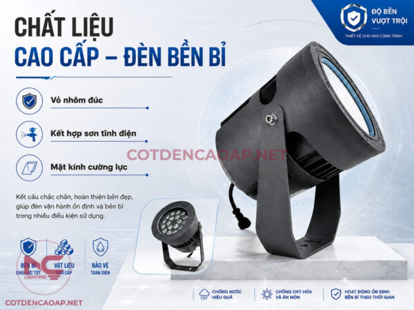 Đèn Chiếu Điểm Cao Cấp NCCDCC Chống Nước IP66