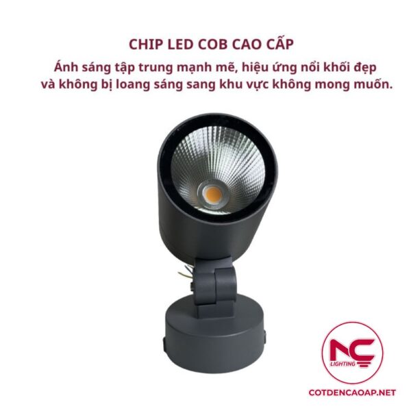 Đèn Chiếu Cây Nhôm Đúc Cao Cấp NCCND
