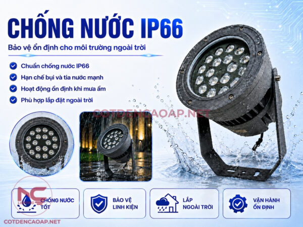 Chống nước đèn chiếu điểm cao cấp NCCDCC