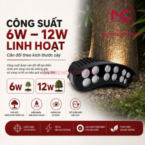 Đèn Ôm Gốc Cây NOGC