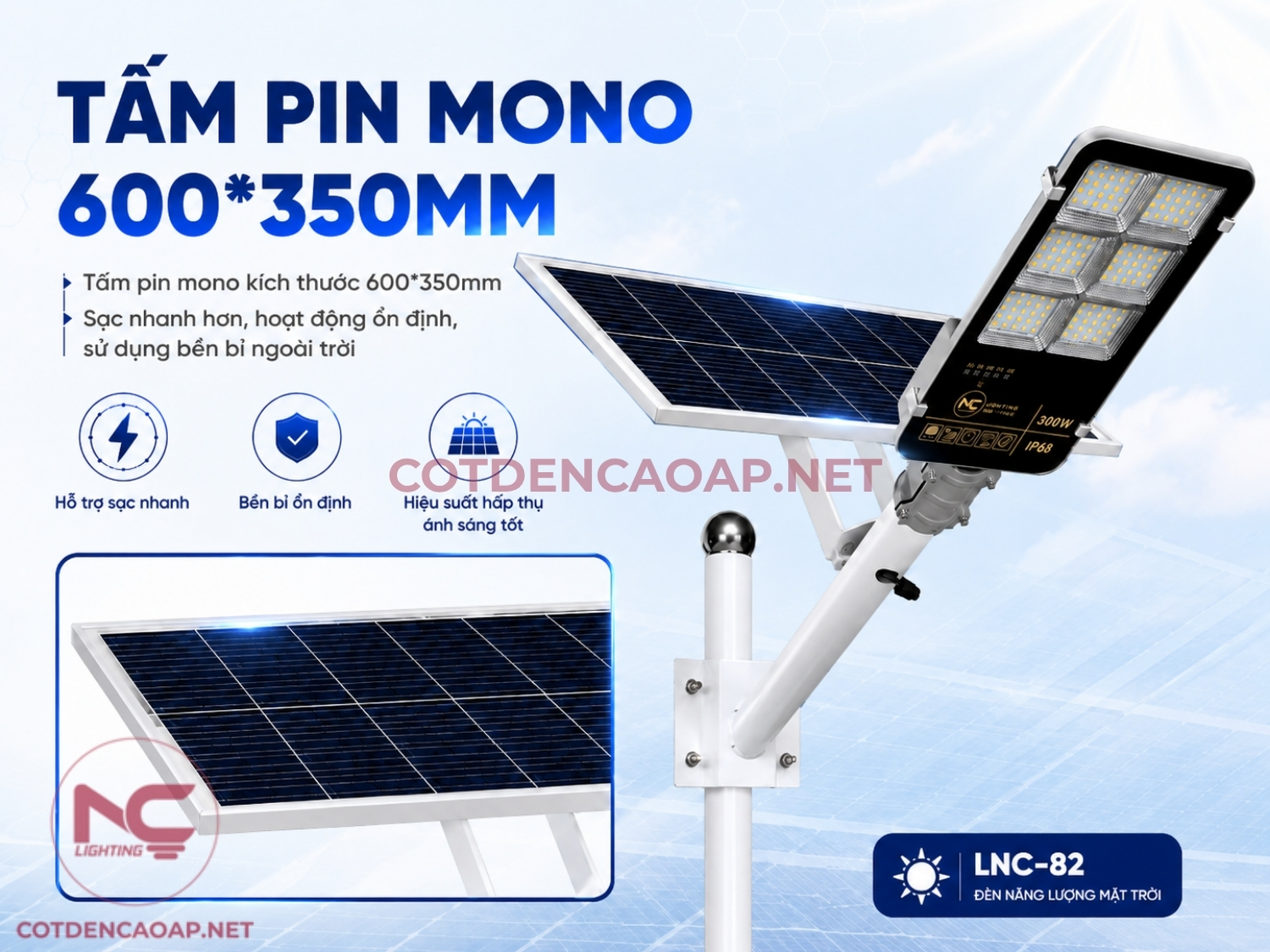 Tấm pin đèn LED NLMT LNC 82