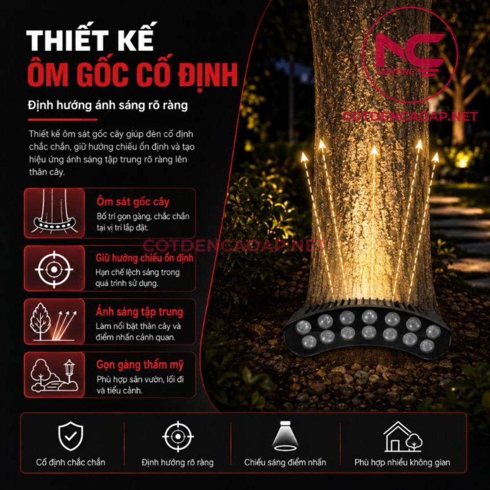 Đèn Ôm Gốc Cây NOGC