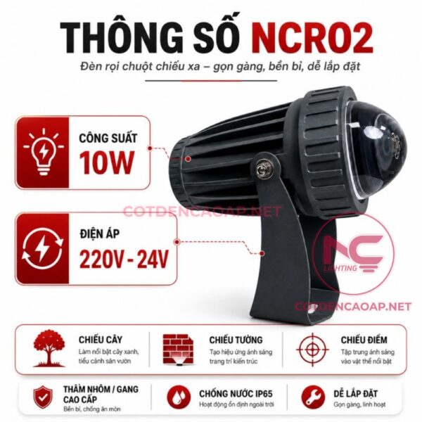 Đèn Rọi Chuột NCR-02