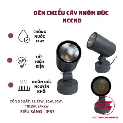 Thông tin đèn chiếu cây NCCND cao cấp