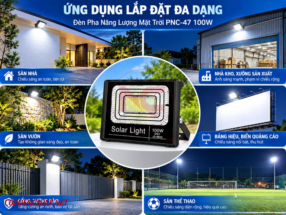 Ứng dụng của đèn pha led ntml pnc-47
