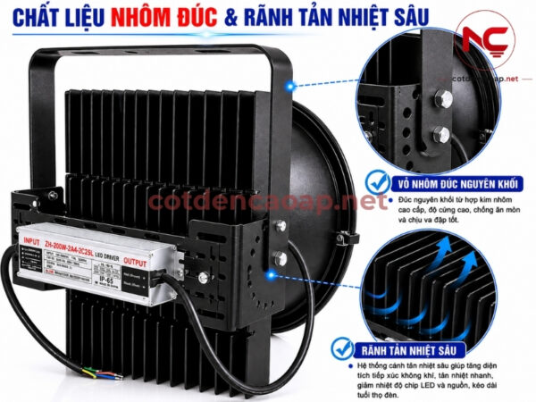 Đèn Pha LED Cẩu Tháp PNC-49
