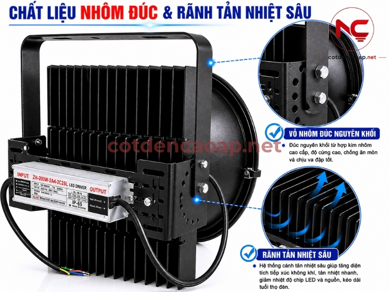 Đèn Pha Cẩu Tháp PNC-49