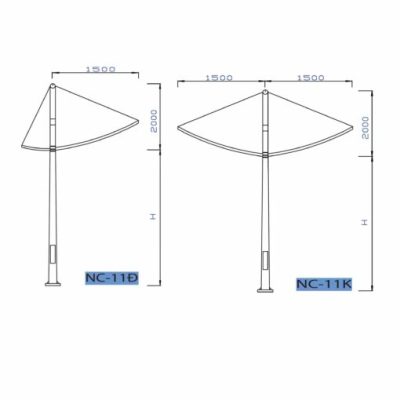 Trụ đèn đường cao áp NC11