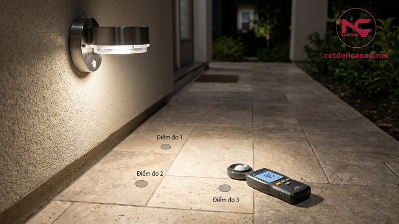 Cách đo độ rọi thực tế bằng lux meter
