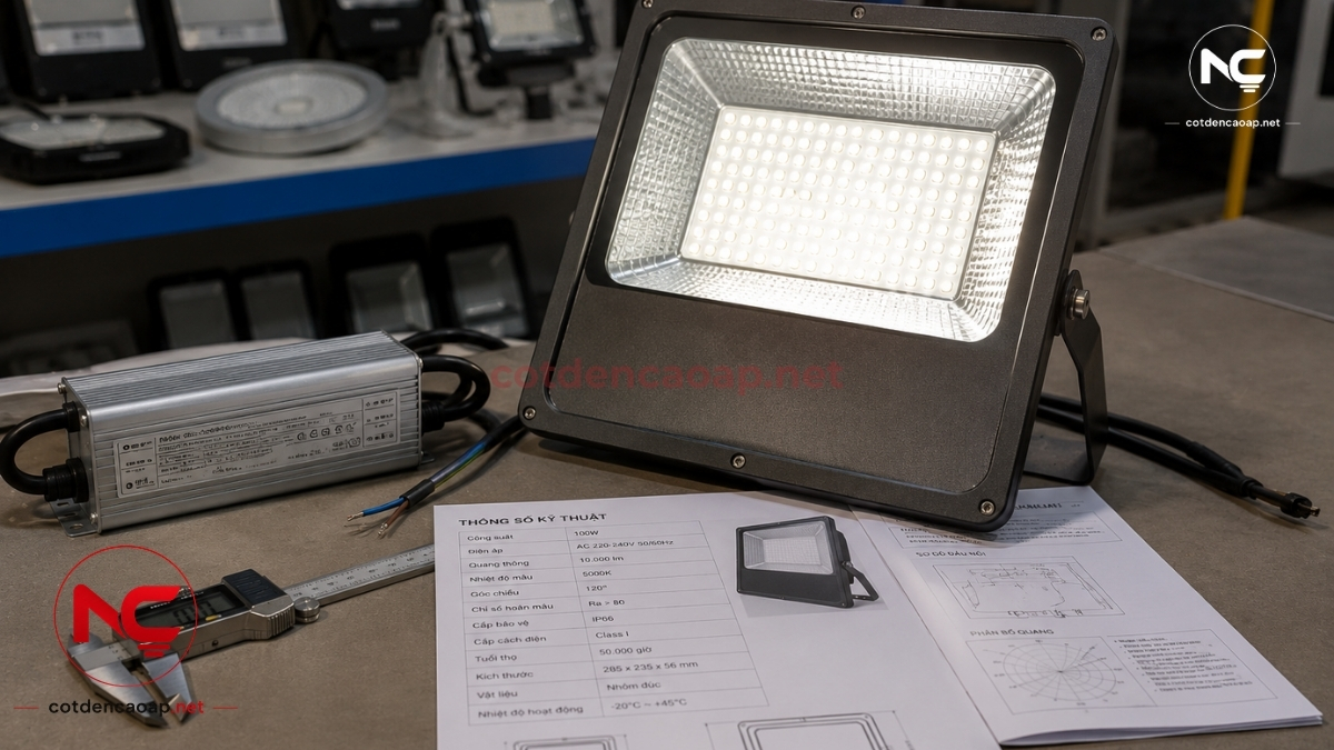 Thông số đèn LED công trình