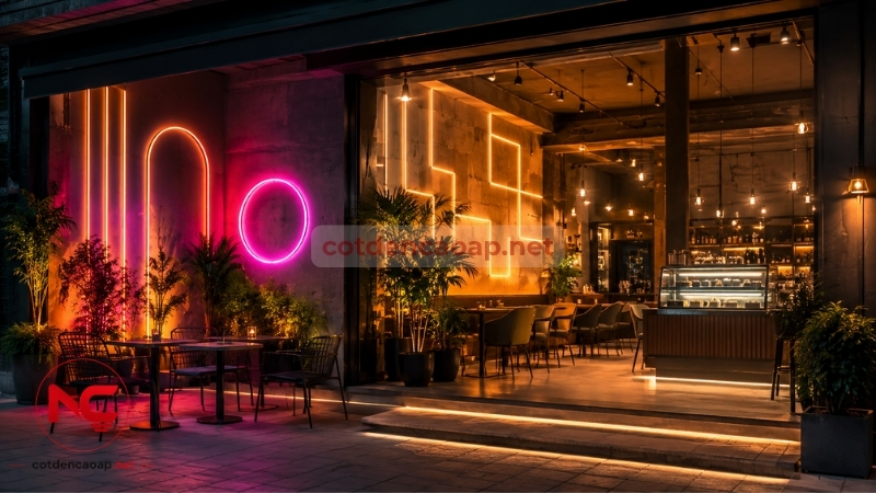 Đèn neon là gì và ứng dụng trong trang trí thương mại