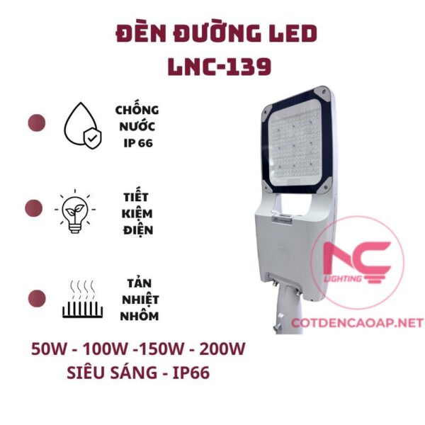 Thông tin đèn đường led lnc 139