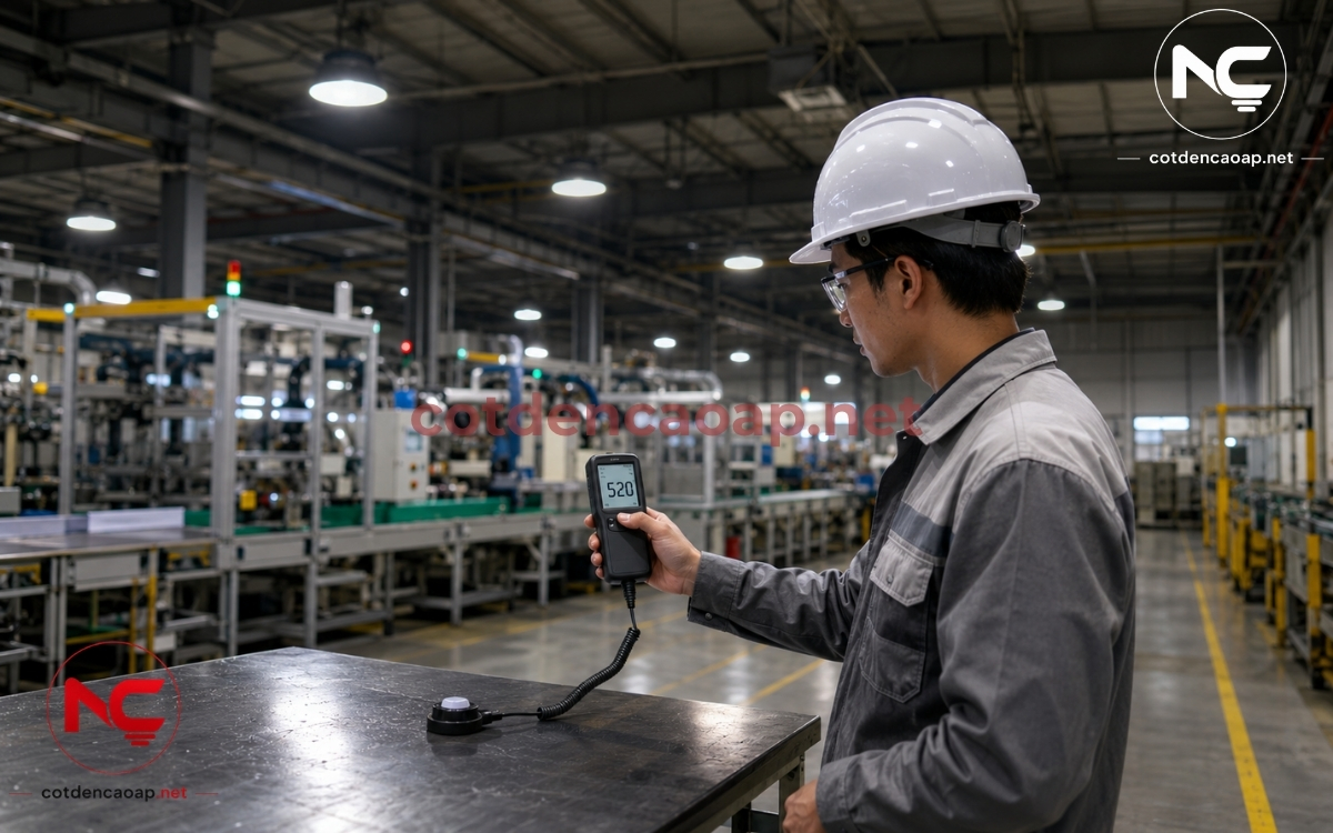 Đo Lux trong nhà xưởng