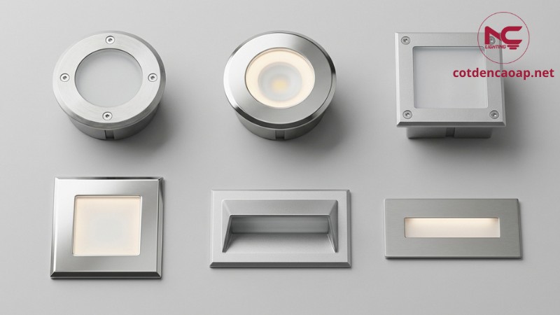 Các mẫu đèn âm cầu thang phổ biến