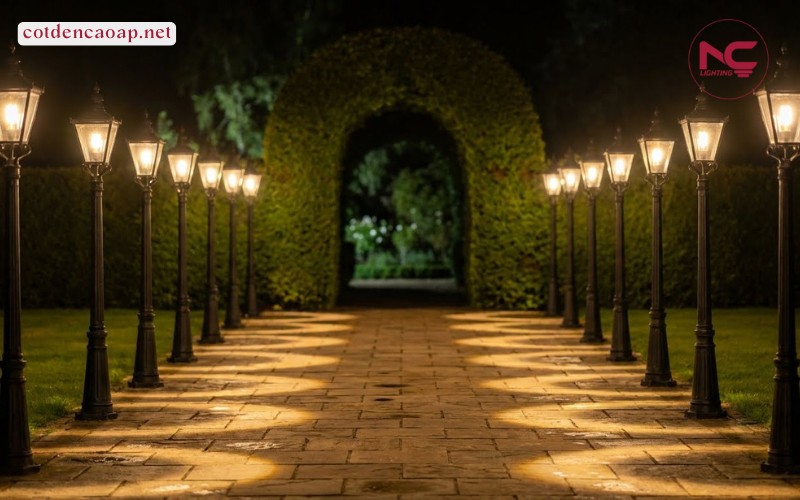 Cột đèn sân vườn là gì