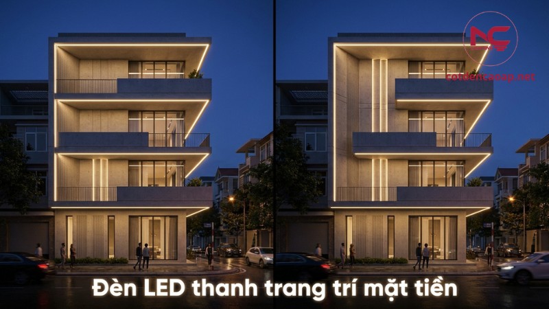 đèn LED thanh mặt tiền