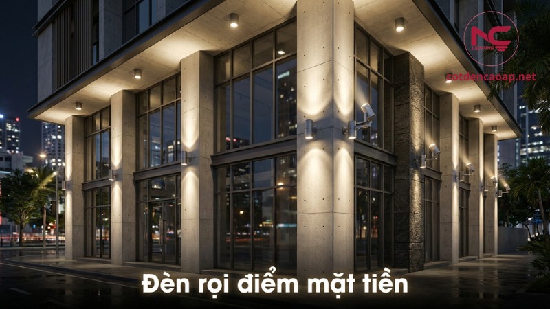 đèn rọi điểm mặt tiền