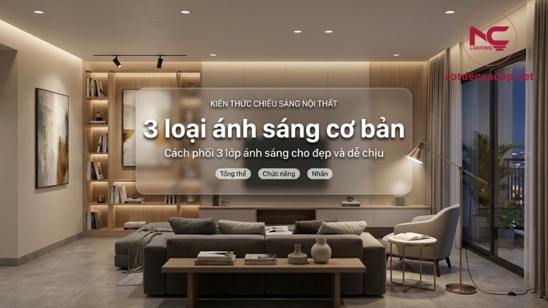 3 loại ánh sáng cơ bản