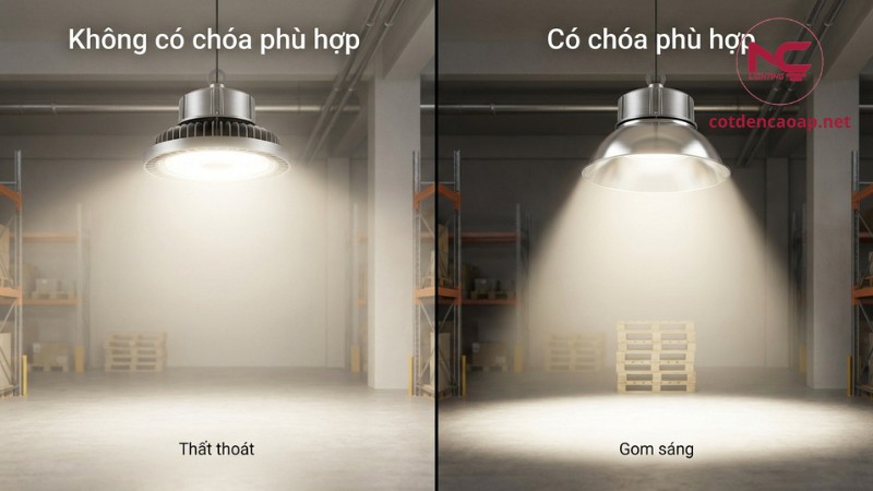 So sánh vai trò chóa đèn