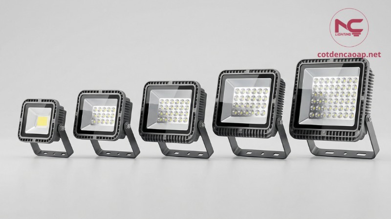 Bái giá đèn pha led phụ thuộc vào đâu