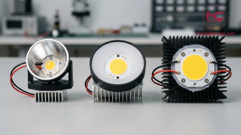Minh họa cách chọn chip LED COB theo mục tiêu