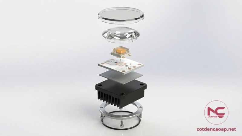 Cấu tạo LED đơn sắc và cụm LED