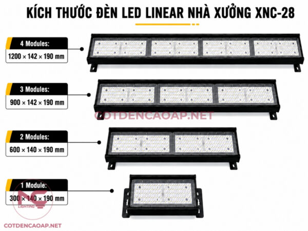 Đèn LED Linear nhà xưởng XNC-28